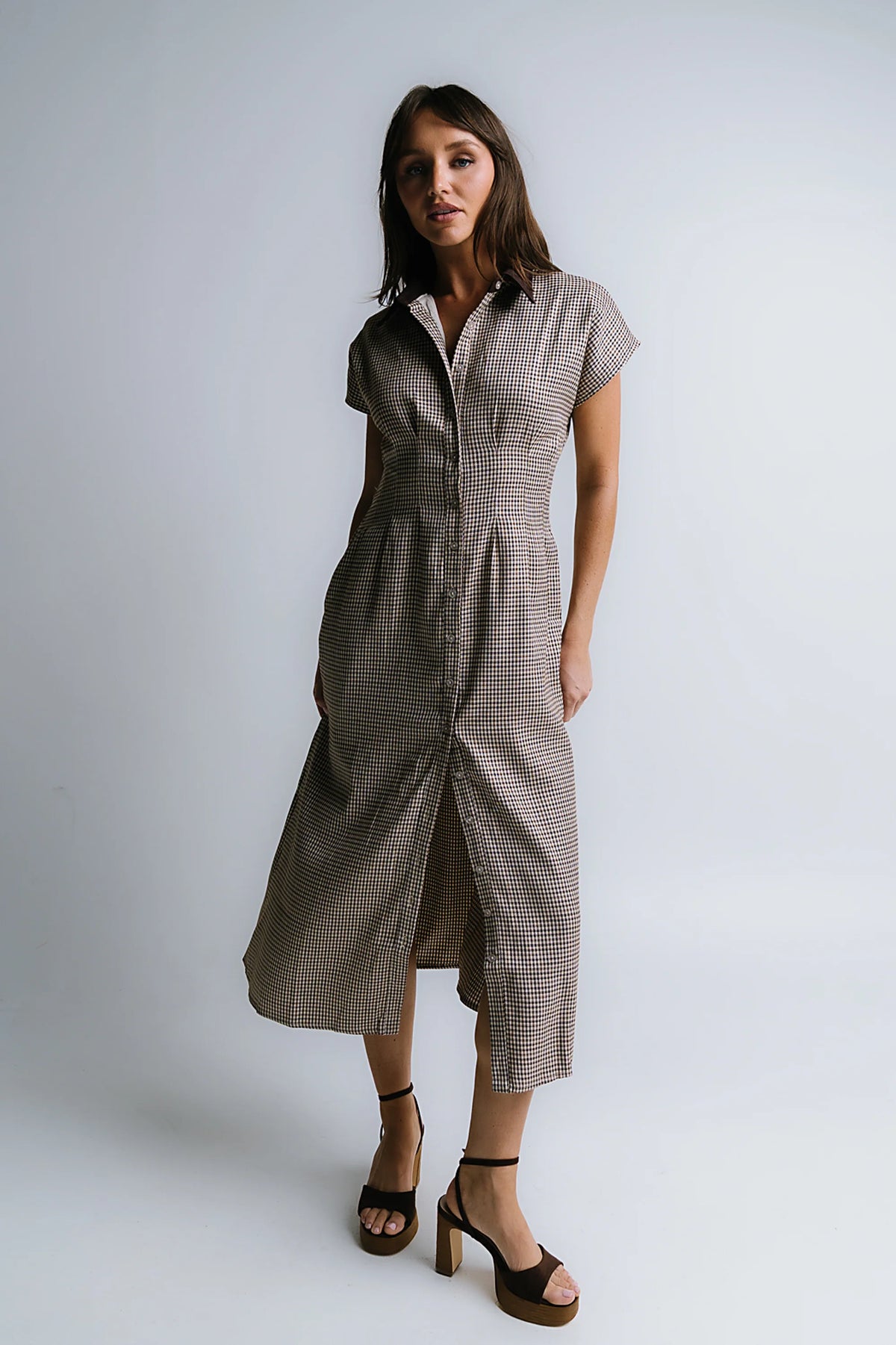 Houndstooth Maxi Dress R593913