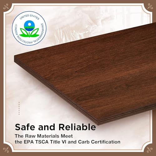 Lift Top Coffee Table with Drawers and Hidden Compartment T987