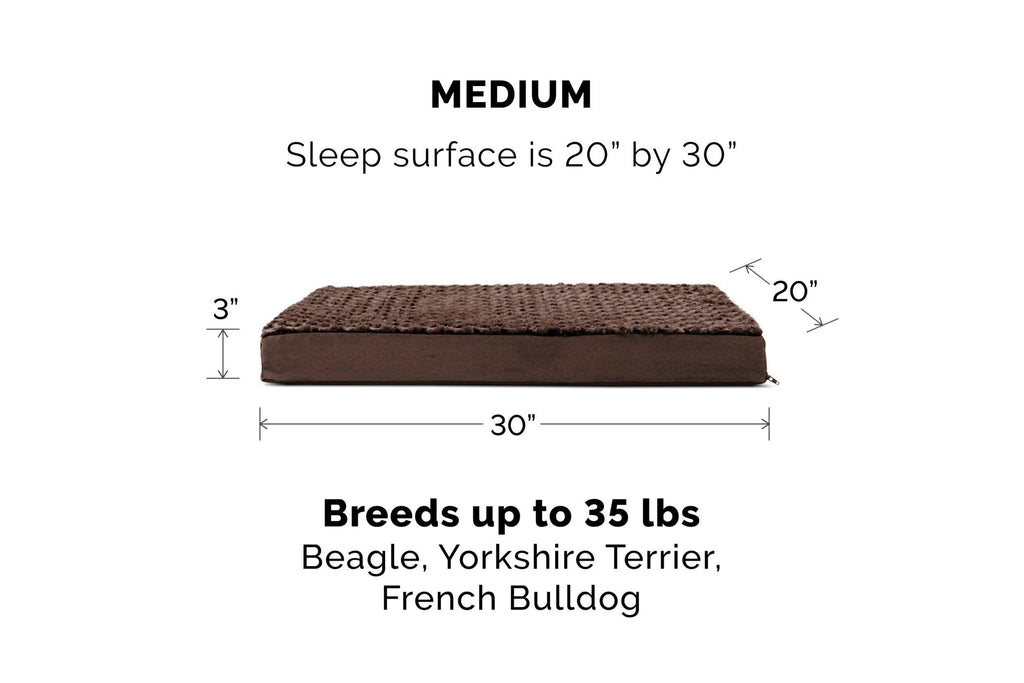 Memory Foam Plush Pet Bed L87717