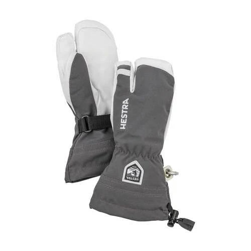 Army Leather Heli Ski Jr. 3 Finger Gloves D6903