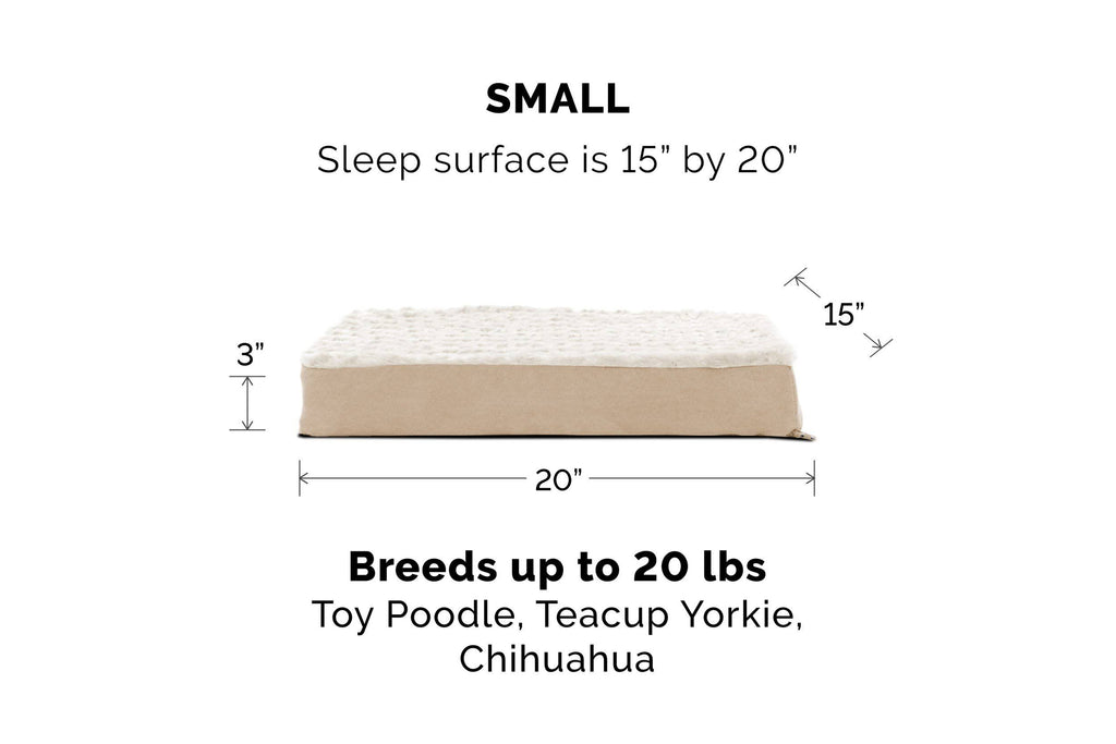 Memory Foam Plush Pet Bed L87717