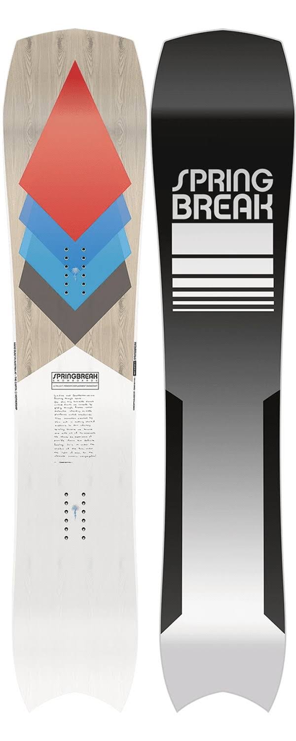 Men's Spring Break Powder Snowboard - 161 cm Y406