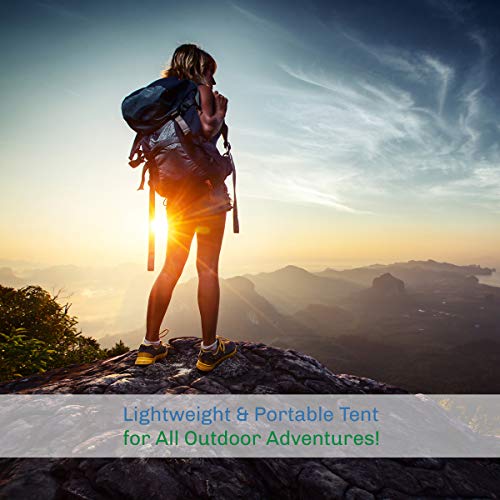 2 Person Camping Tent with Rain Fly and Carrying Bag K994