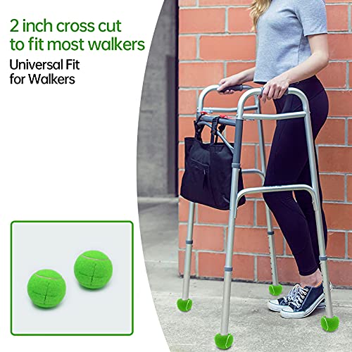 4 PCS Precut Walker Tennis Balls for Furniture Legs (Grey) A36304