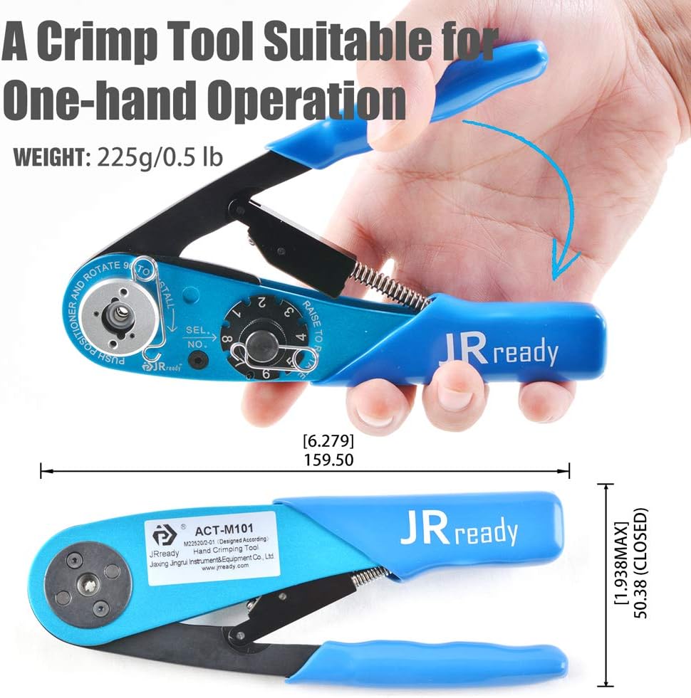 8 Indent Crimping Tool for 12-26 AWG Wire G107812