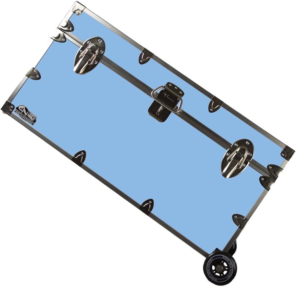 Lockable Trunk Footlocker with Wheels O973006