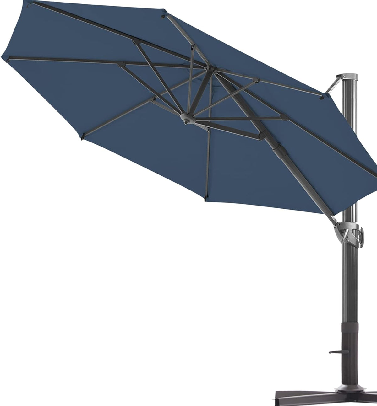 11 ft. 2 Tier Aluminum Cantilever Offset Patio Umbrella C586