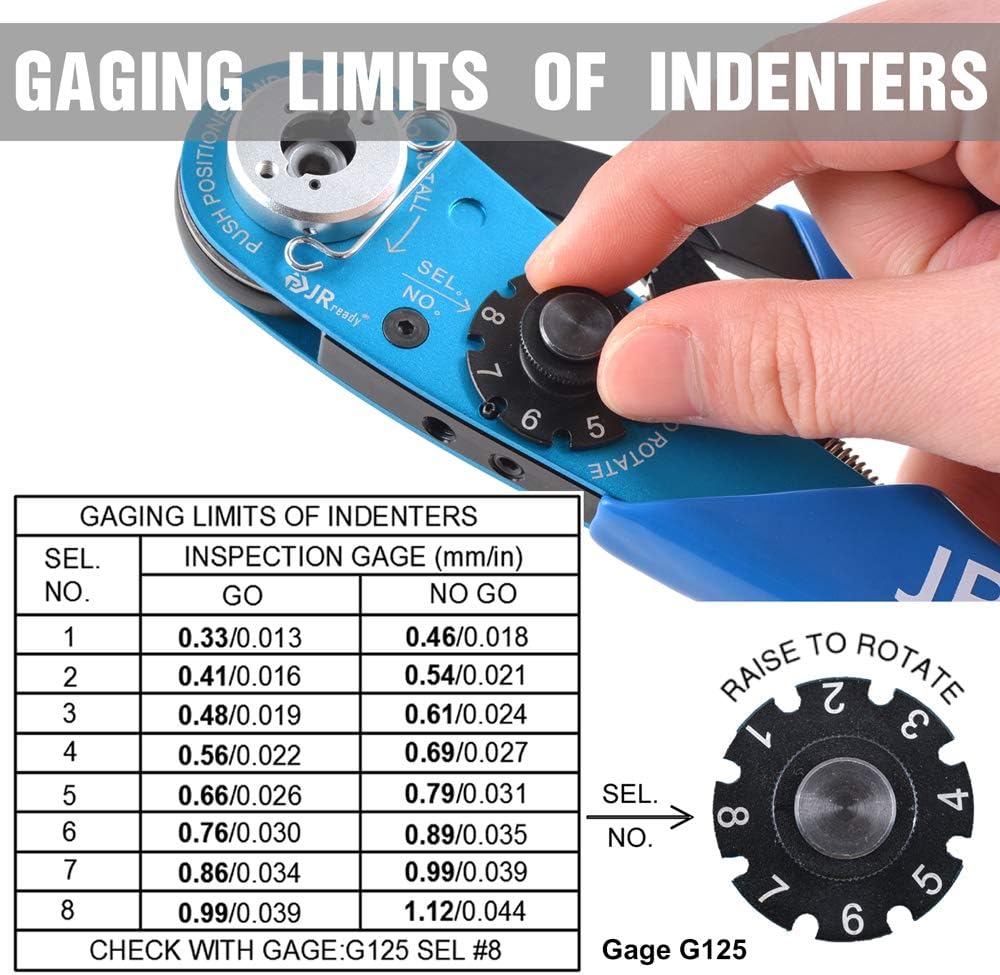 8 Indent Crimping Tool for 12-26 AWG Wire G107812