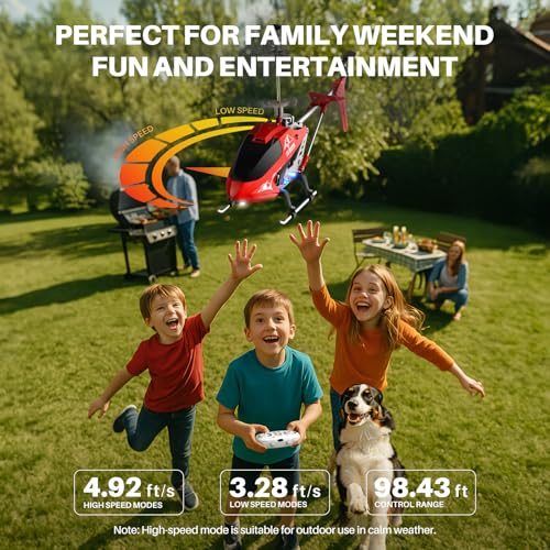 RC Helicopter with Altitude Hold, 3.5 Channel, Gyro Stabilizer U846