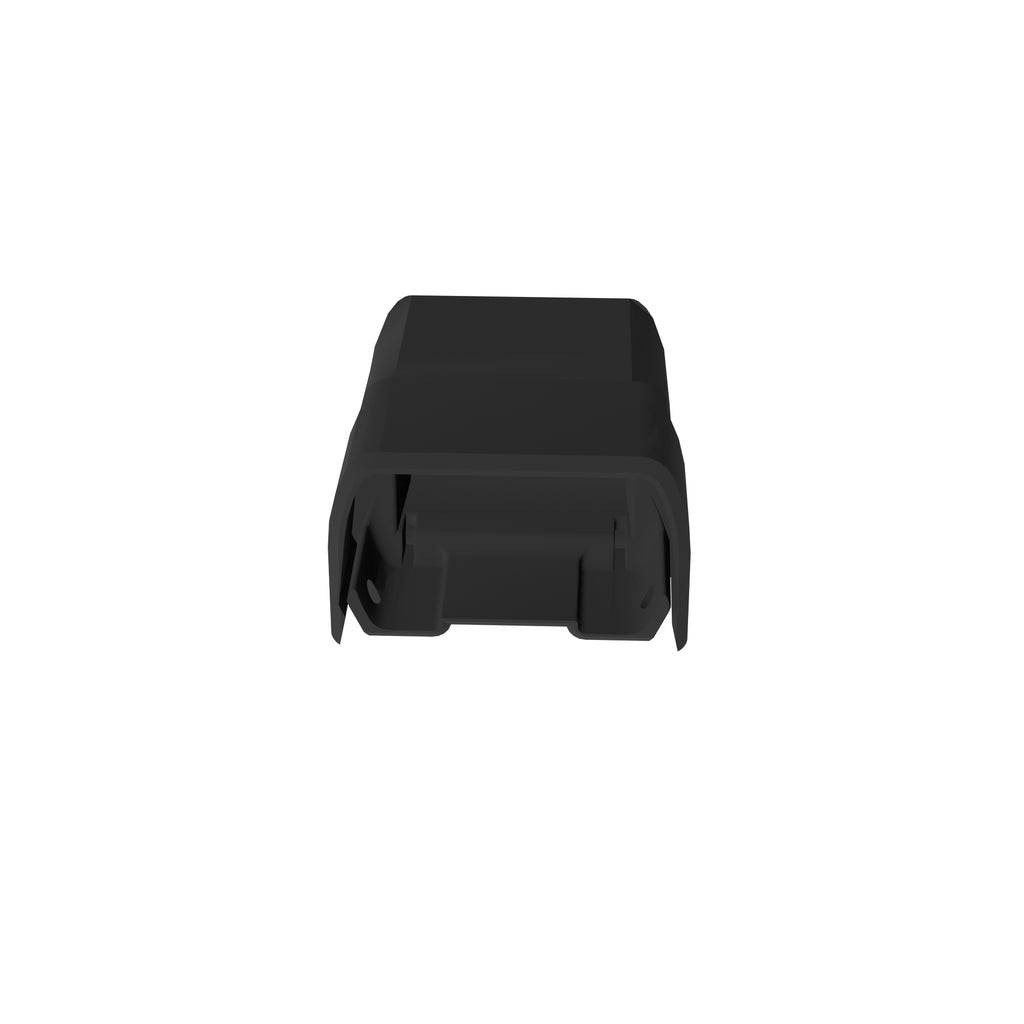4-Pack Black Aluminum Stair Bracket Kit Y133
