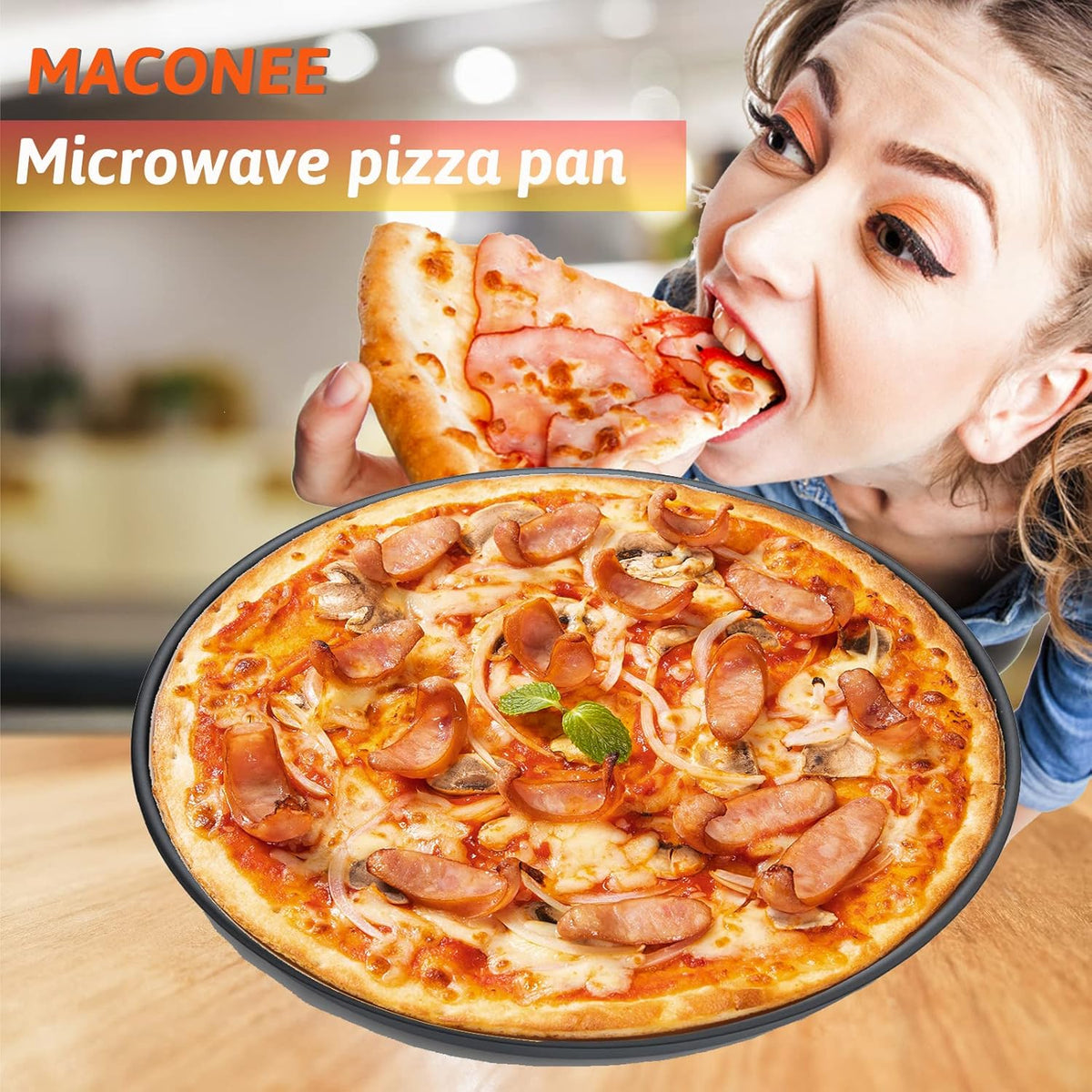 12inch Microwave Crisper Pan H1869