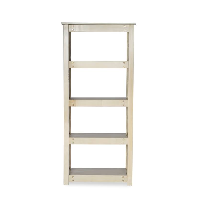 Antique White Wood Bookcase P787