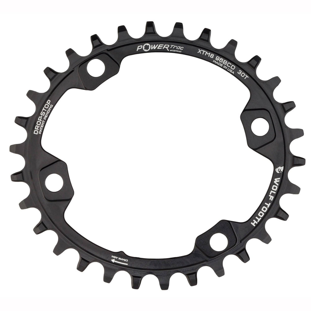 Elliptical Chainring 30T x 96 Asymmetrical BCD Black G16582