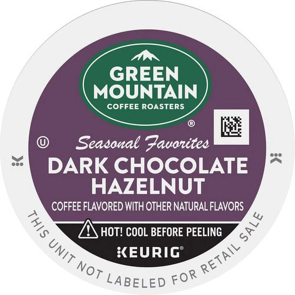 Dark Chocolate Hazelnut Coffee K-Cup Medium 24 Count Bundle of 5 Boxes H333