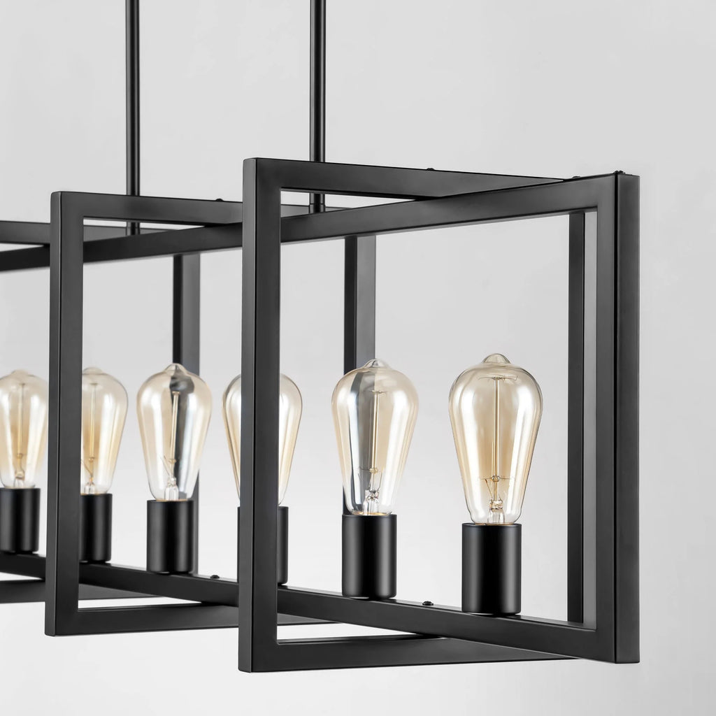 6-Light Dimmable Aluminum Kitchen Island Chandelier X28707