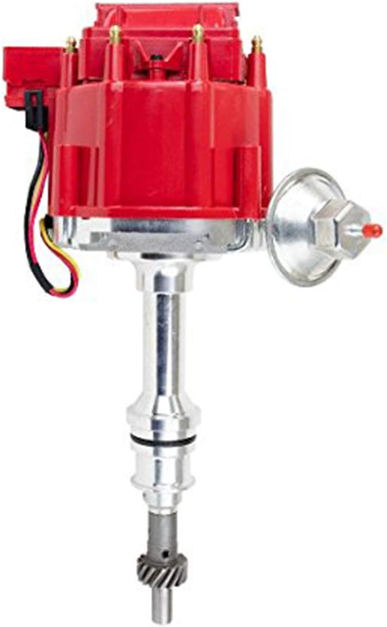 Blue Cap HEI Distributor Kit with Spark Plug Wires and Pigtail Harness K457