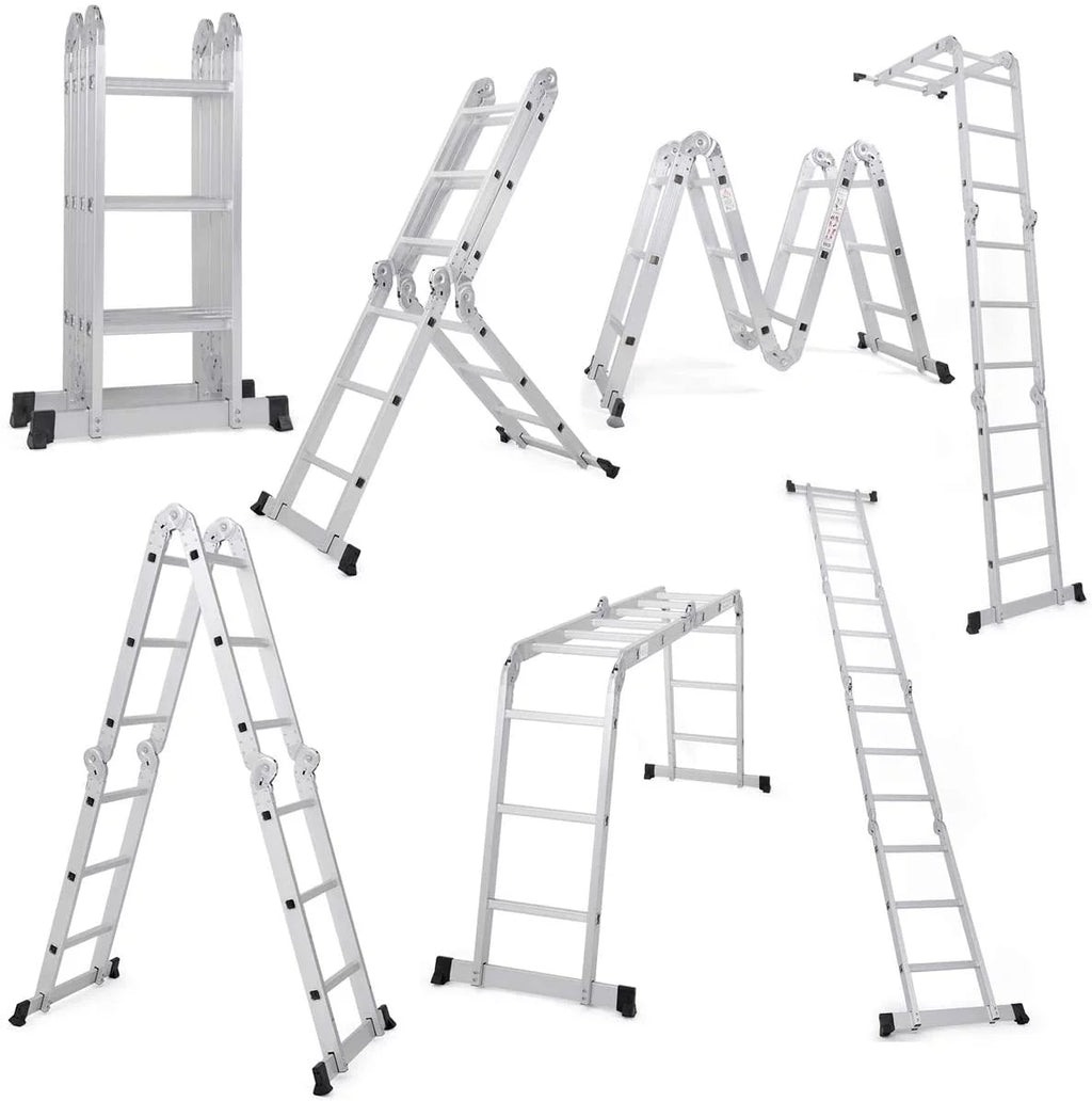 12.5ft 7 in 1 Folding Aluminium Scaffold Ladder Z2976
