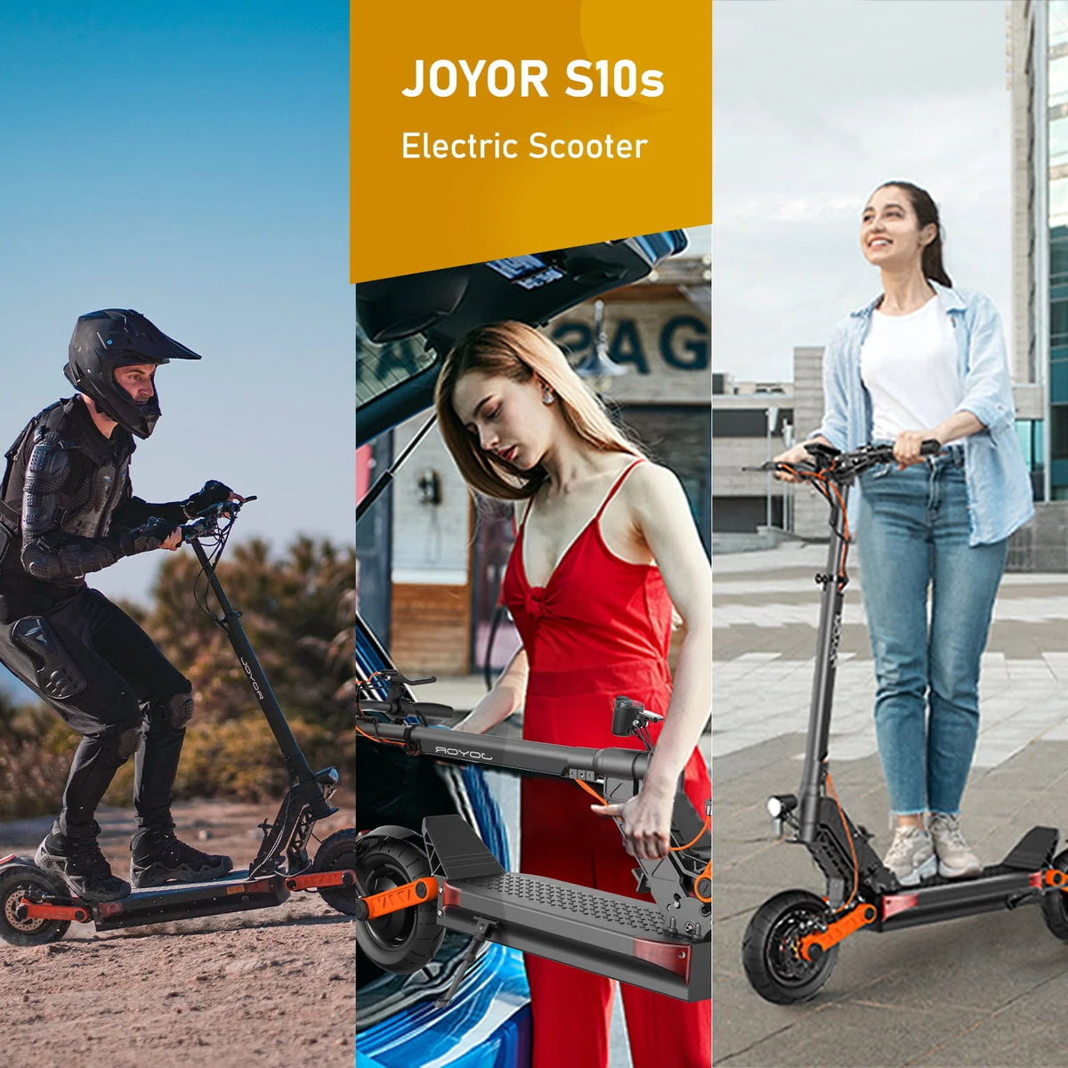 Dual Motor Electric Scooter, 2000W Up to 37 MPH & 50 Miles Ranges, 10 Off-Road Tires E8305