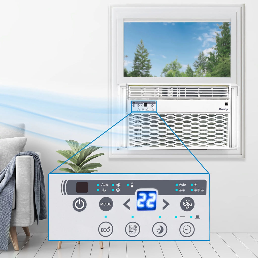 12,000 BTU White Window AC B441073