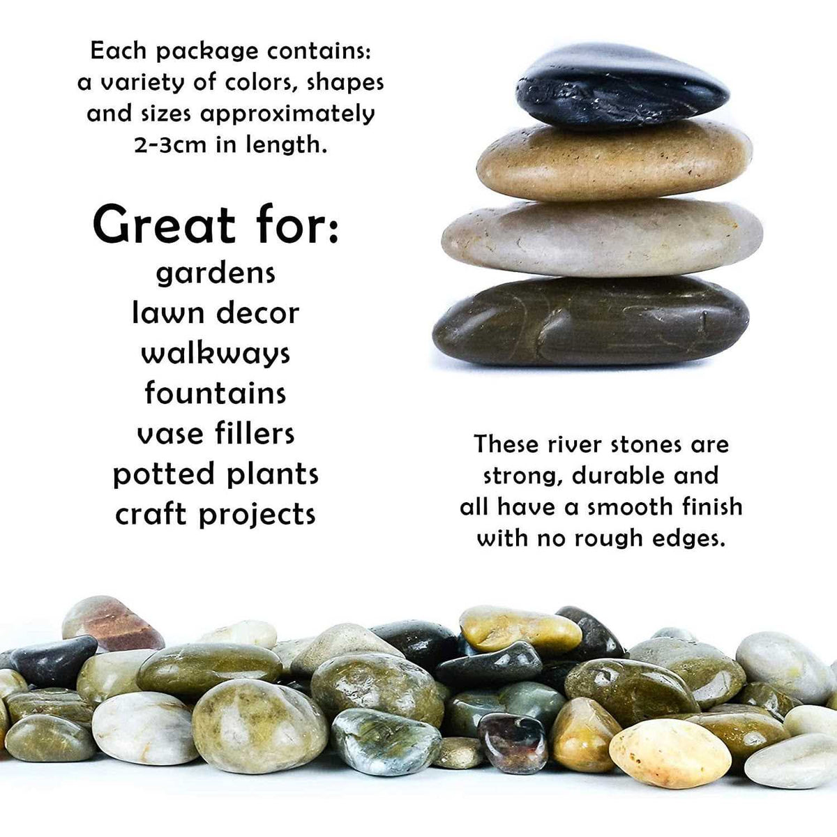 River Rocks Decorative Stones G815194