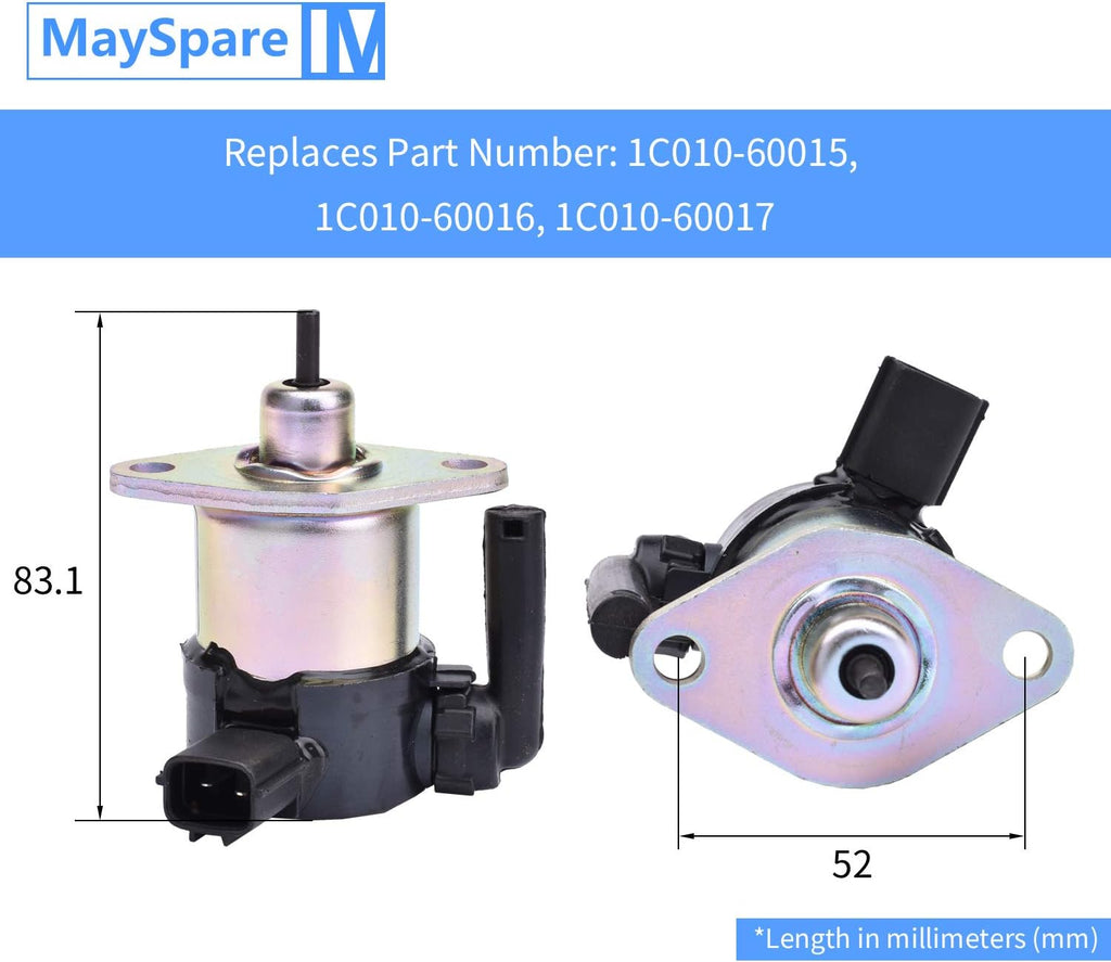 Fuel Shut Off Stop Solenoid 12VDC Pack of 2 H279