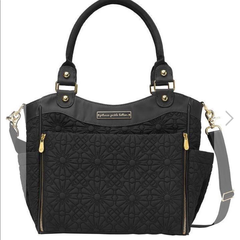 Black City Carryall Diaper Bag N643