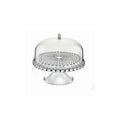 Clear Small Cake Stand with Dome R197