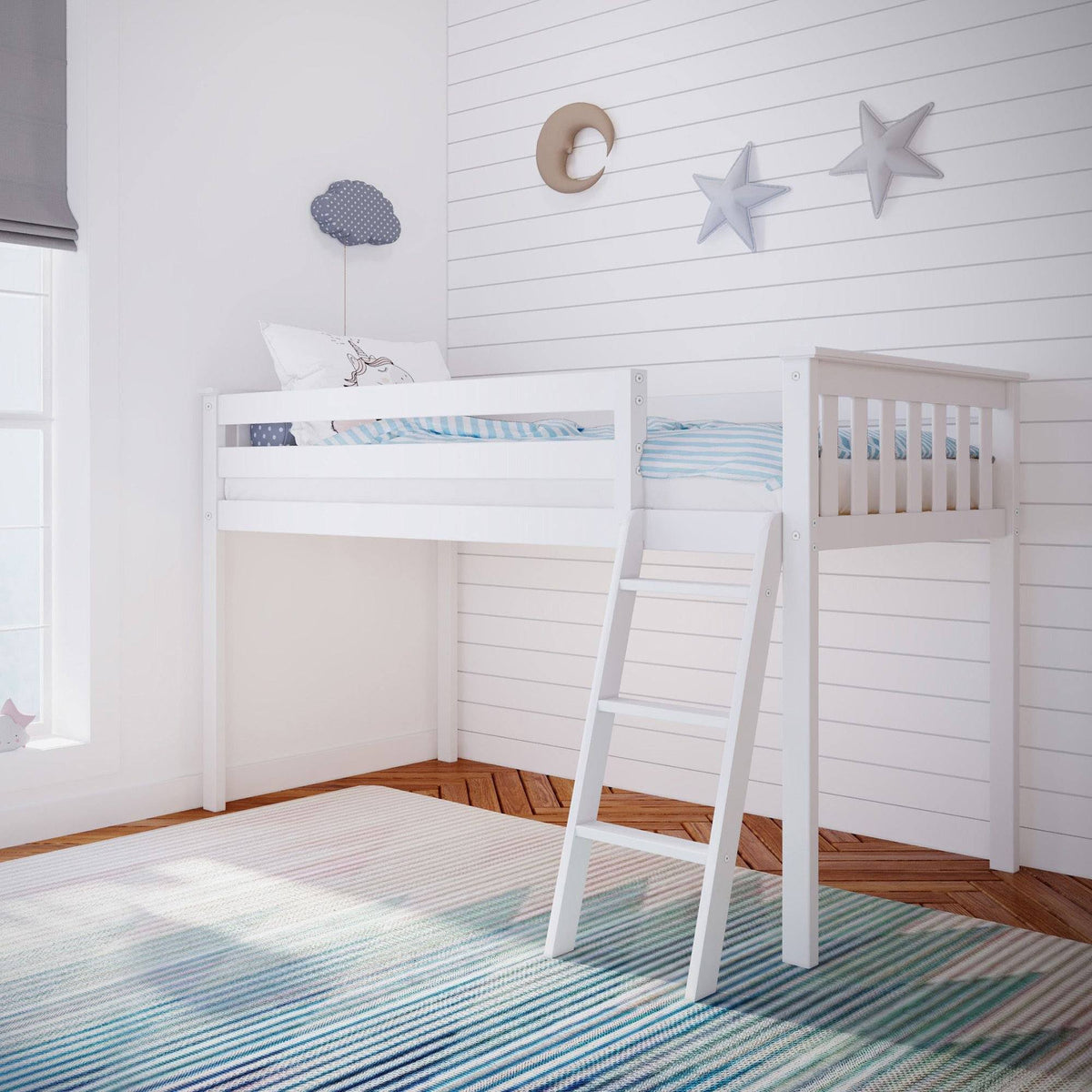 Twin-size Low Loft White N781