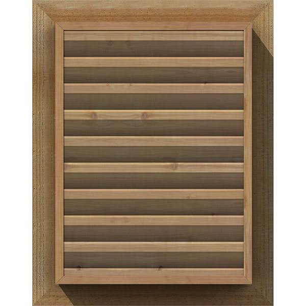 Unfinished Vertical Gable Vent G905