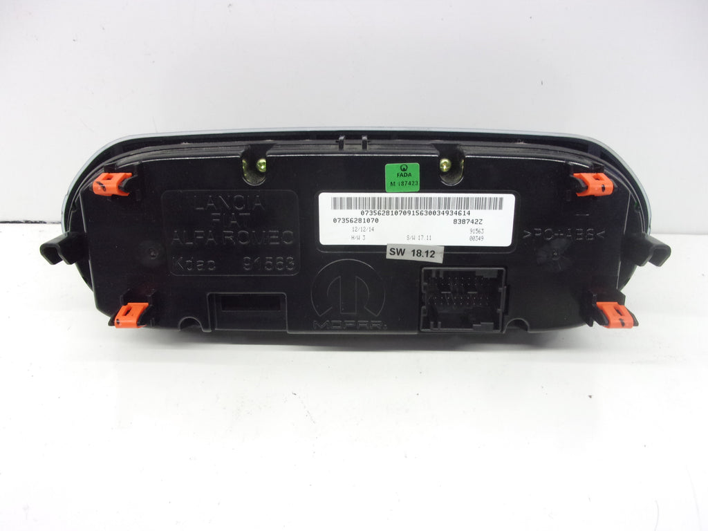 Pre-Owned Jeep Renegade Climate AC Heater Temperature Control O489