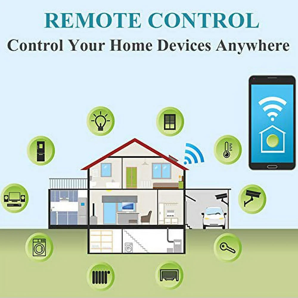Smart Plug, ZigBee Mini Smart Outlet, 2 Pack V40381