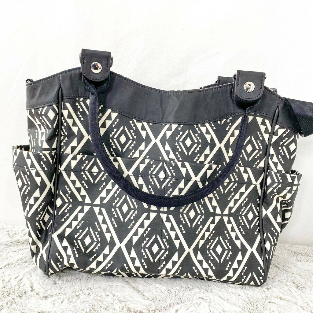 Black City Carryall Diaper Bag N643
