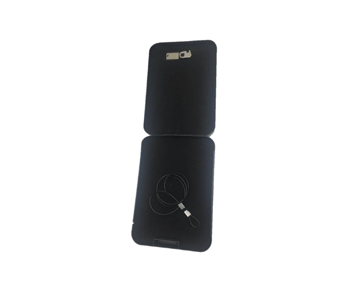 Compact Portable Security Box Safe with Combo Lock Black T5122