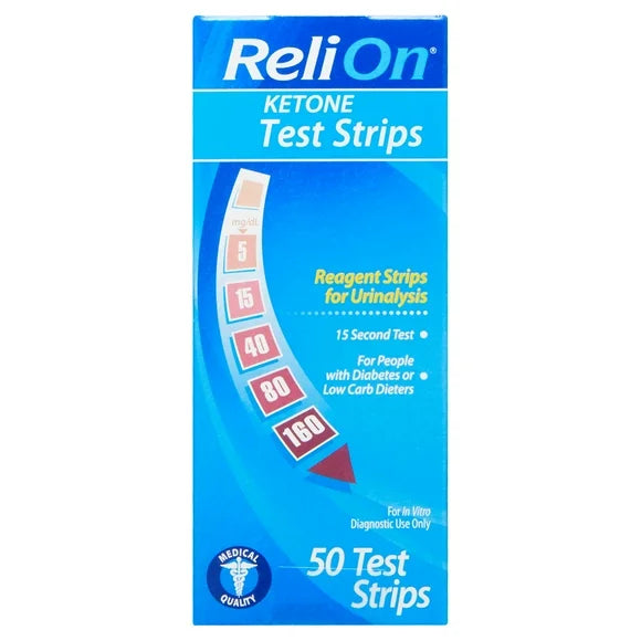 Ketone Test Strips, 50 Count Y21403