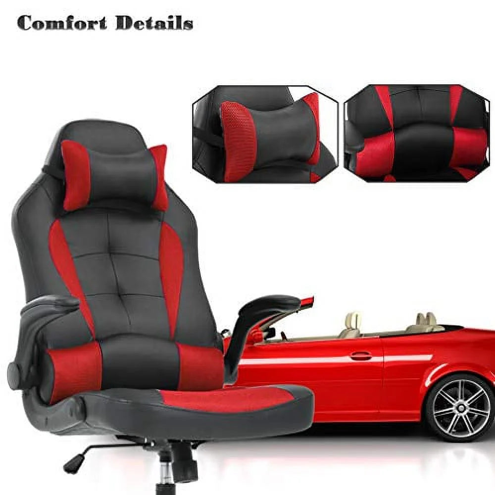 Red Adjustable Swivel Gaming Chair U887807