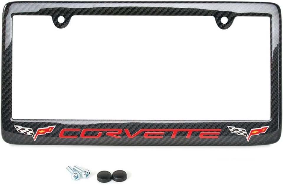 Red Script License Plate Frame Pack of 2 S69438