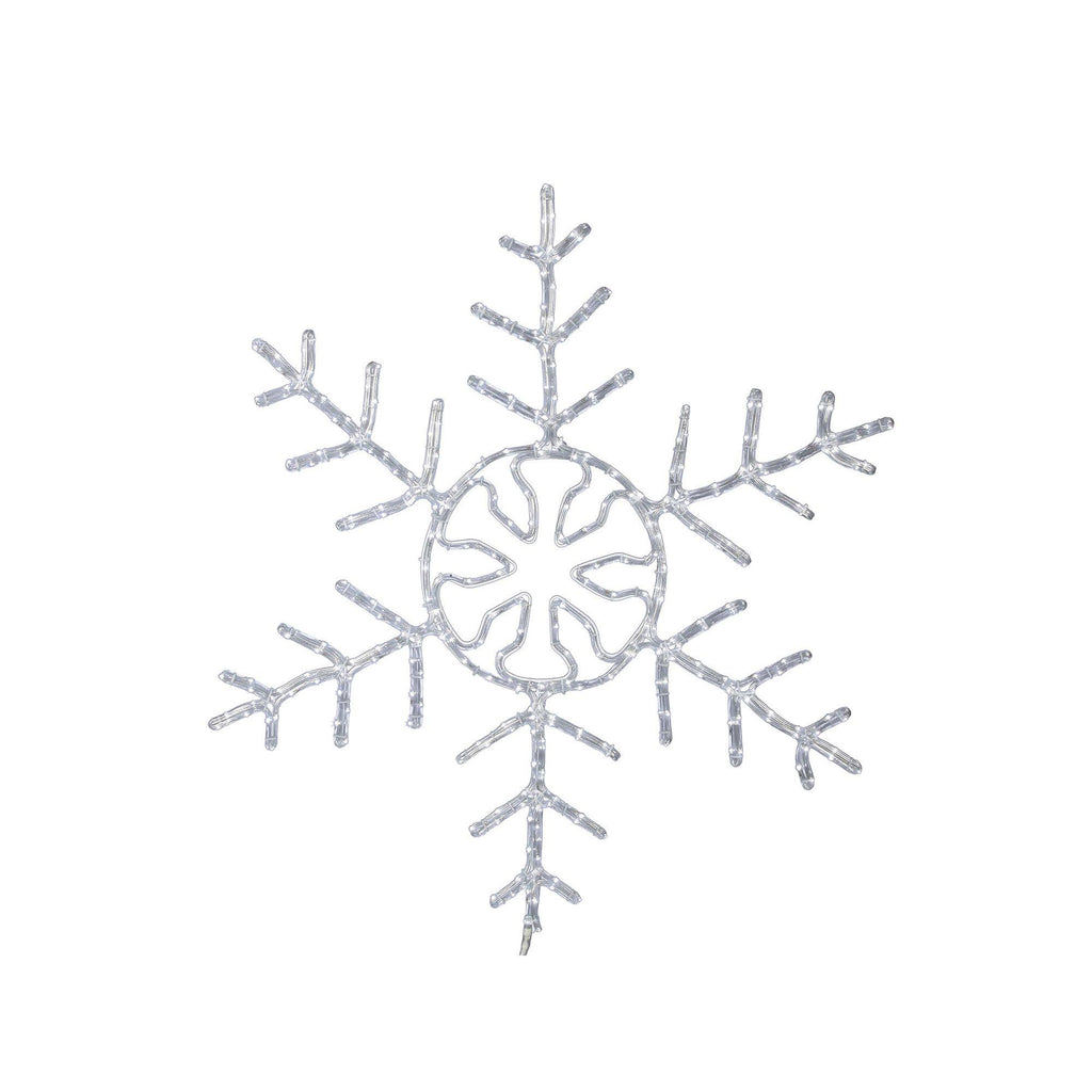 240 LED Light Pure Forked Snowflake White 36 in. F8259