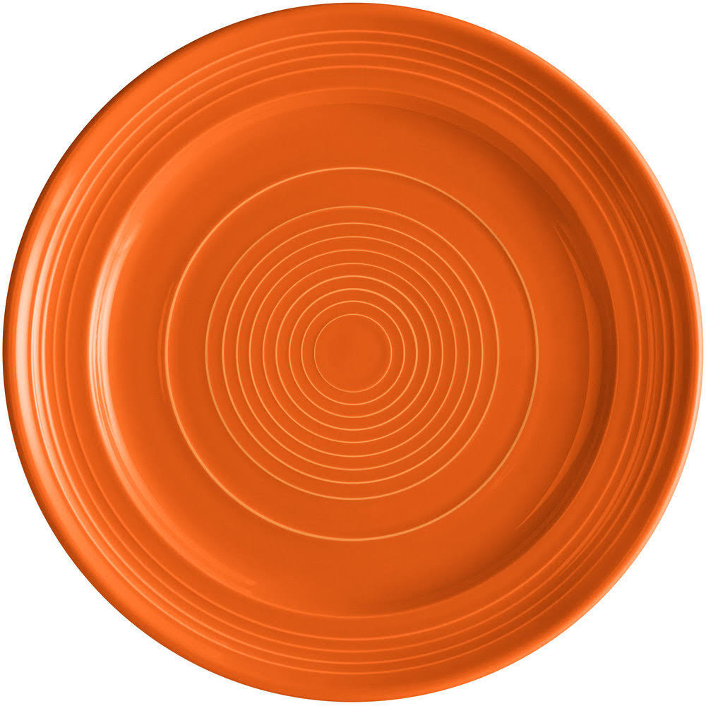 12x22 Papaya China Plate - 6/Case P12560