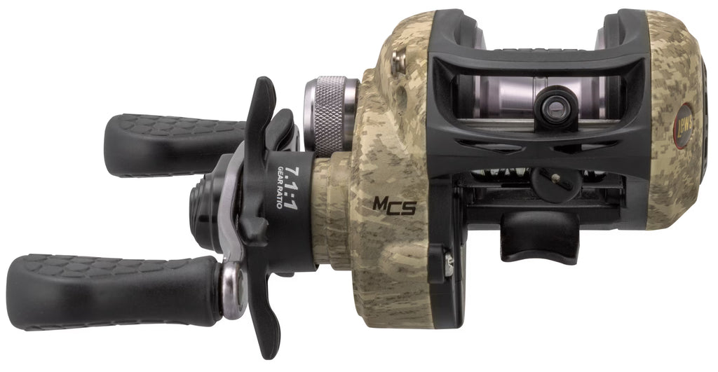 Camo Baitcast Fishing Reel, 7.1:1 Gear Ratio, Right-Hand Retrieve C11389