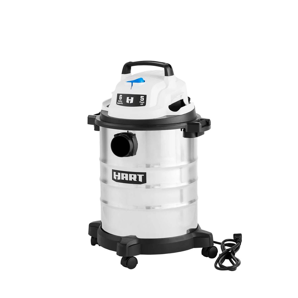 6 Gallon 5 Peak HP Stainless Steel Wet/Dry Vacuum S1846