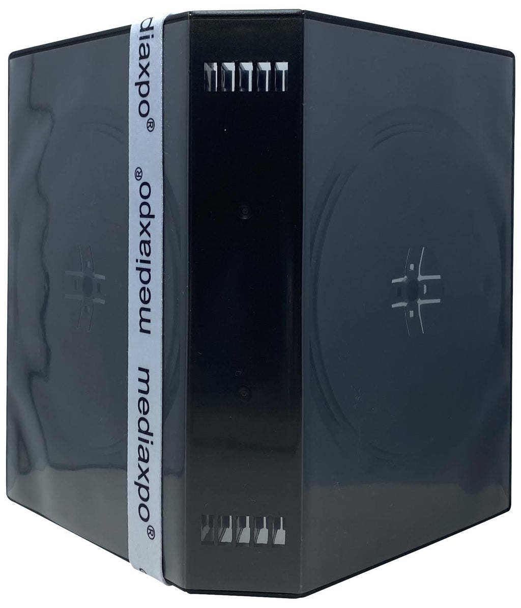 100 Black 12 Disc DVD Cases A7475