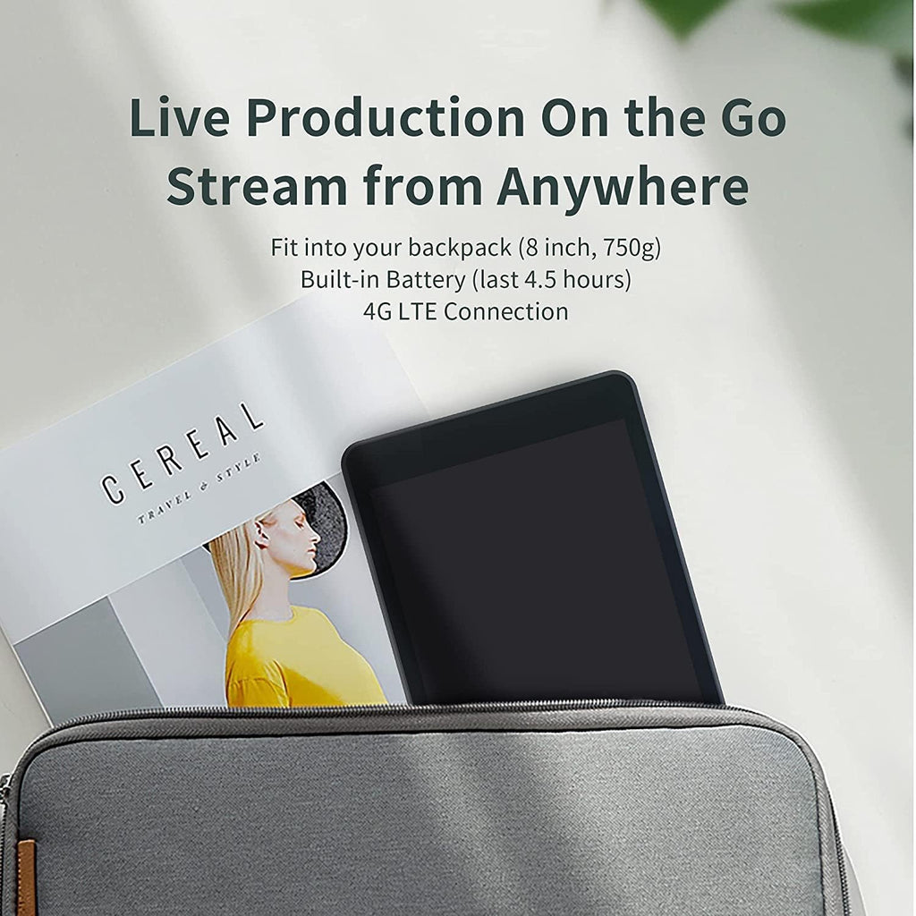YoloBox Pro All-in-One HDMI Monitor Wi-Fi 8-Inch Screen Portable Multi-Camera Live Streaming Studio USB Type-C Input Power Bundle K315