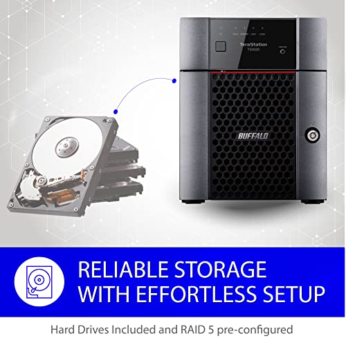 4-Bay 16TB Desktop NAS with Hard Drives Included U21954