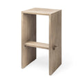 Gray/Brown Wood Bar Stool R5881