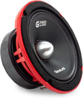 6.5 Midrange Car Audio Speaker Aluminium Basket Ferrite Magnet 4 Ohm Paper Cone Pack of 2 S94778