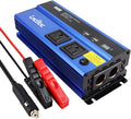 1000W Car Power Inverter DC 12V to 110V AC Converter, Dual AC Outlets, 2.4A Dual USB Ports, Pack of 2 I106536