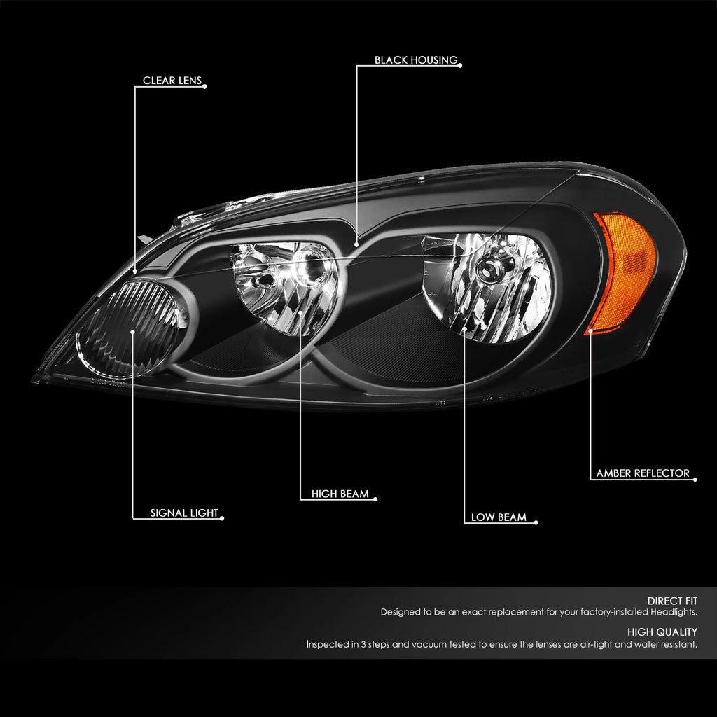Black Housing Amber Corner Headlight Assembly M735932