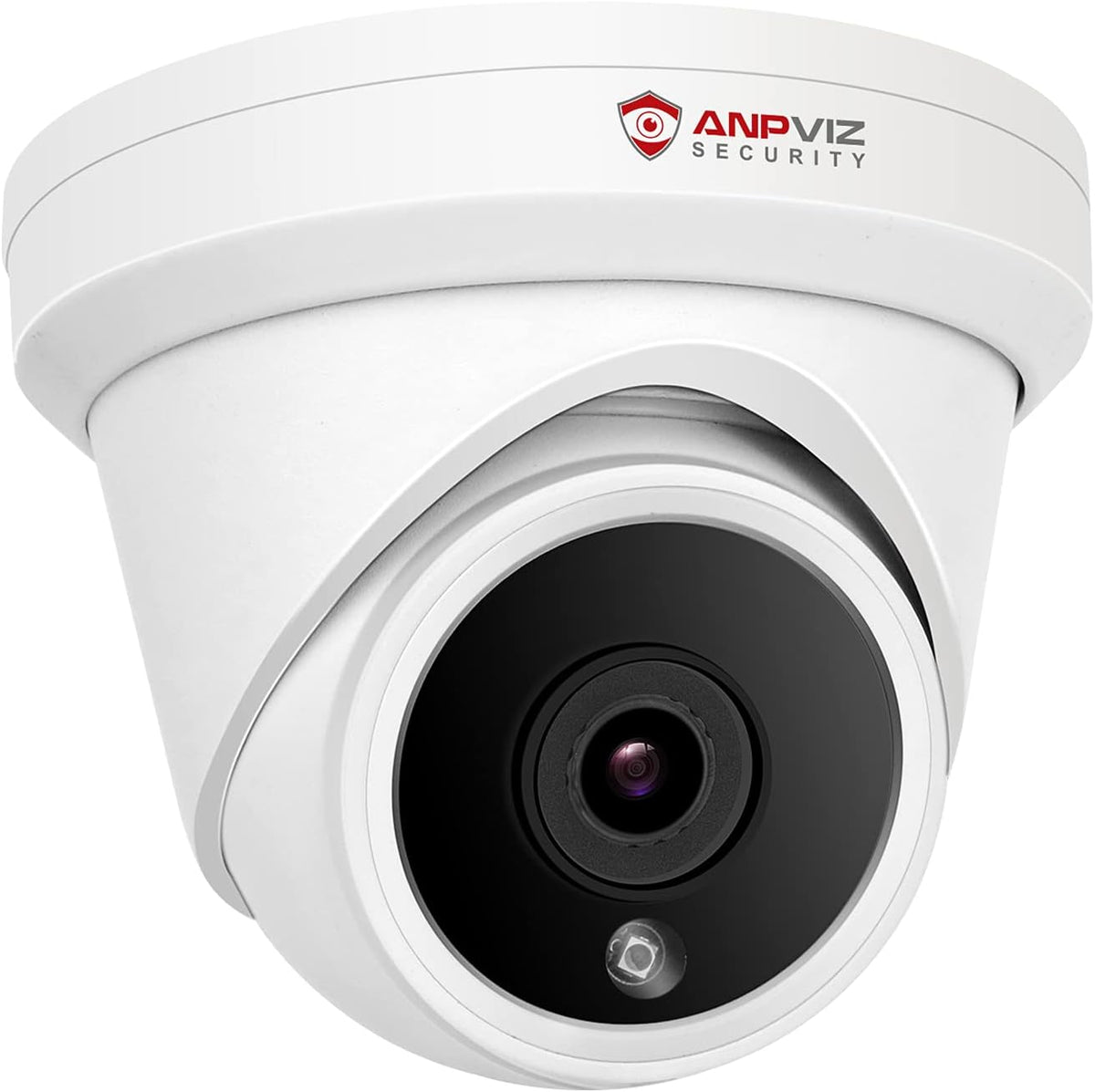 5MP IP PoE Dome Security Camera with Mic/Audio, Turret Camera Outdoor, IP66 Weatherproof, 98ft Night Vision Wide Angle 2.8mm D386688