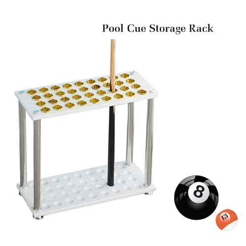 Billiard Cue Stand & Rack Holds 36 Cues Brown L154702