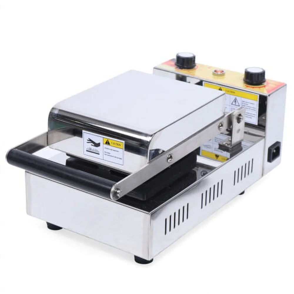 1000W Electric Burger Waffle Maker Panini Press E257
